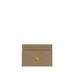 Saint Laurent Brown Calf Leather Bos Taurus Wallet