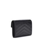 Portofel Saint Laurent leather Negru din Piele - imagine 2