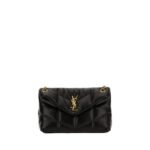 Saint Laurent Black Lamb Leather Shoulder Bag