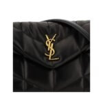 Saint Laurent Black Lamb Leather Shoulder Bag - Image 4