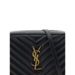 Saint Laurent Black Calf Leather Bos Taurus Shoulder Bag - Image 4
