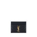 Saint Laurent Black Lamb Ovis Aries Aries Wallet