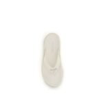 Prada White Rubber Flip-Flop Sandals - Image 4