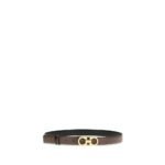 Ferragamo Brown Calf Leather Bos Taurus Regular Belt - Image 2