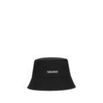 Valentino Garavani Black Cotton Bucket Hat - Image 2
