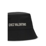 Valentino Garavani Black Cotton Bucket Hat - Image 3