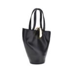 Jacquemus Black Calf Leather Bos Taurus Shoulder Bag - Image 3