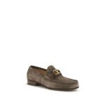 Valentino Garavani Brown Calf Leather Bos Taurus Slip-On Loafers - Image 2