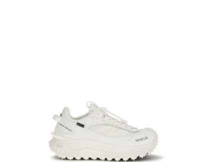 Moncler White Polyamide Athletic Sneakers