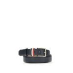 Thom Browne Blue Calf Leather Bos Taurus Regular Belt