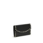 Valentino Garavani Black Calf Leather Bos Taurus Wallet - Image 2