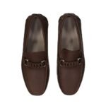 Mocasin Salvatore Ferragamo Maro din Piele - imagine 4