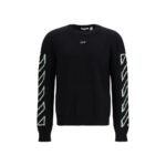 Off-White Black Cotton Sweatshirt