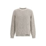 Off-White Beige Cotton Sweatshirt