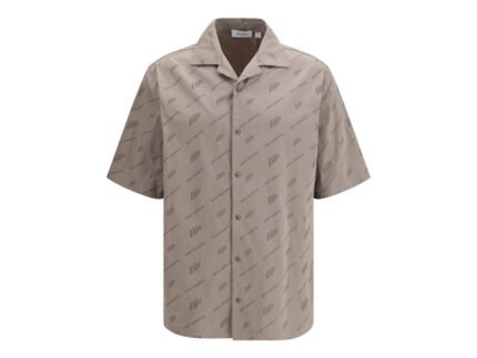 Off-White Beige Viscose Shortsleeve Shirt