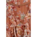 Zimmermann Orange Cotton Long Skirt - Image 3