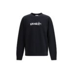 Off-White Black Cotton Sweatshirt