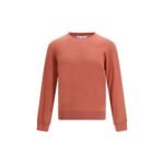 Brunello Cucinelli Orange Cotton Sweatshirt
