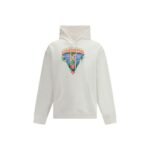 Casablanca White Cotton Sweatshirt