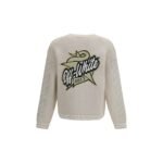 Off-White Beige Cotton Cardigan - Image 2