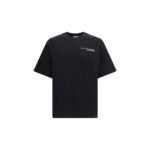 Casablanca Black Cotton T-Shirt