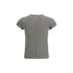 Rick Owens Gray Cotton T-Shirt - Image 2