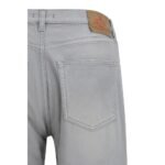 Prada Gray Cotton Straight-Leg Jeans - Image 3