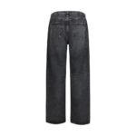 Agolde Black Cotton Straight-Leg Jeans - Image 2