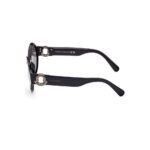 Moncler Black Pantografato Women Sunglasses - Image 2