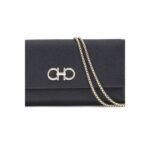 Ferragamo Black Calf Leather Bos Taurus Wallet - Image 4