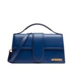 Jacquemus Dark NavyLeather Le Grand Bambino Handbag