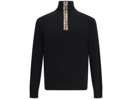 Hanorac Burberry Negru din Lână