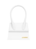 Jacquemus White Leather Le Chiquito moyen bag