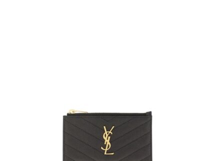 Portofel Saint Laurent Negru din Piele