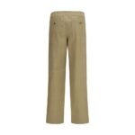 Burberry Beige Cotton Casual Pants - Image 2