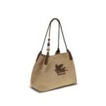 Etro Beige Raffia Shoulder Bag - Image 2