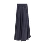 Balenciaga Blue Polyester Long Skirt