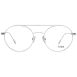 Tod's White Metal & Leather Glasses (Frames) - Image 2
