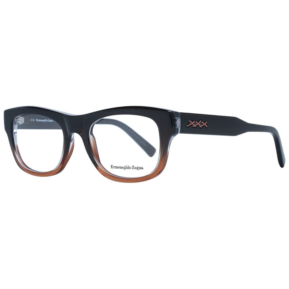 4309366.jpg Ermenegildo Zegna Brown Plastic Glasses (Frames) - Image 1
