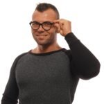 Rame Ochelari Ermenegildo Zegna Negre - imagine 4