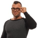 Rame Ochelari Ermenegildo Zegna Negre - imagine 4