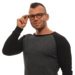 Ermenegildo Zegna Brown Plastic Glasses (Frames) - Image 4