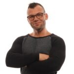 Ermenegildo Zegna Brown Plastic Glasses (Frames) - Image 4