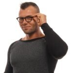 Ermenegildo Zegna Brown Horn Glasses (Frames) - Image 4