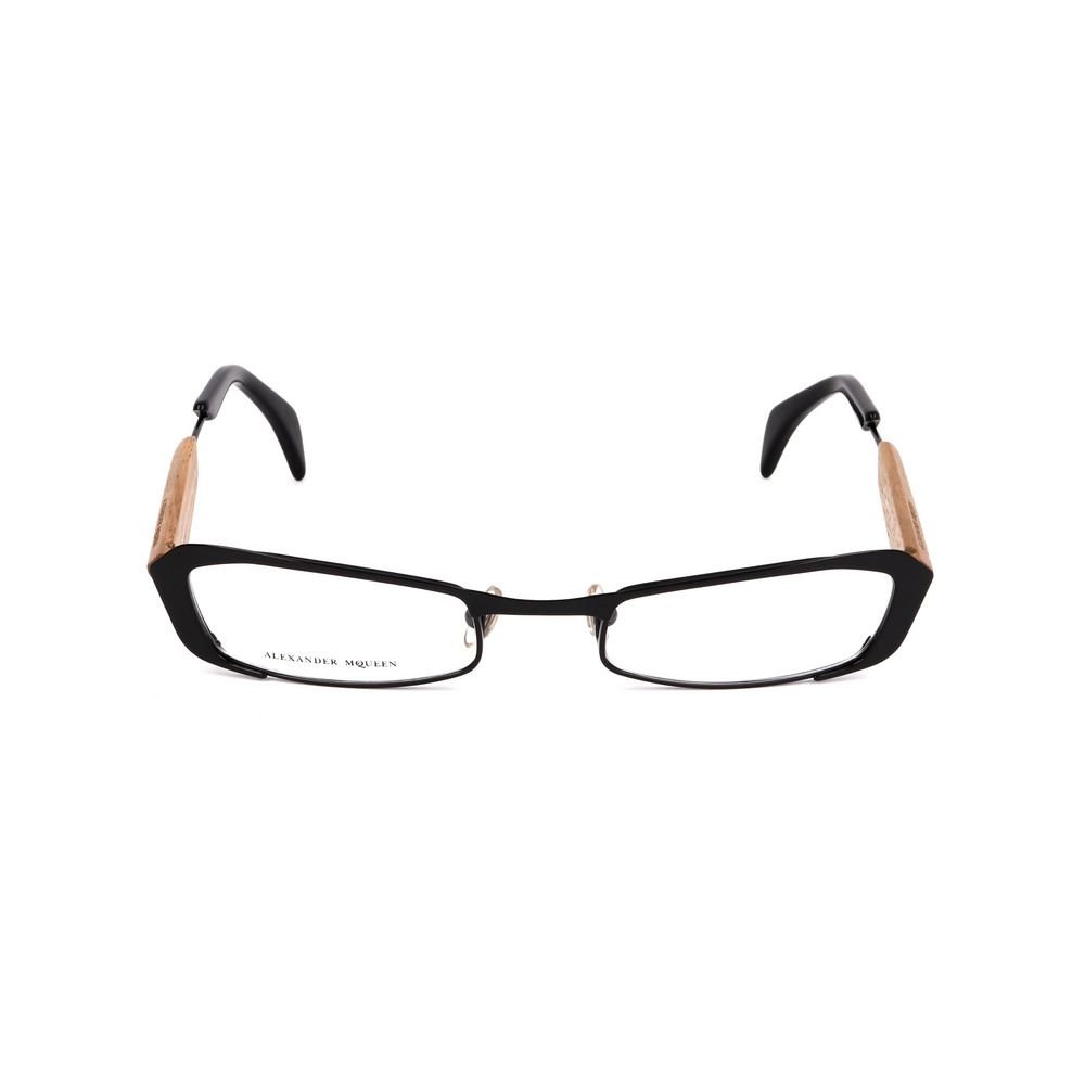 4693001.jpeg Alexander McQueen Black Metal Glasses (Frames) - Image 1