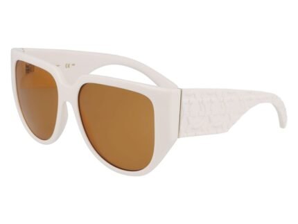 Ferragamo White Bio Injected Sunglasses