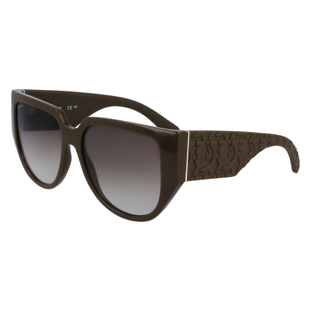 6169592.jpeg Ferragamo Bicolor Bio Injected Sunglasses - Image 1