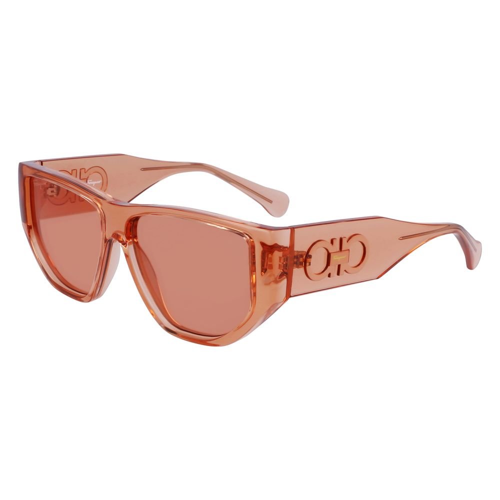 6391741.jpeg Ferragamo Orange Injected Sunglasses - Image 1