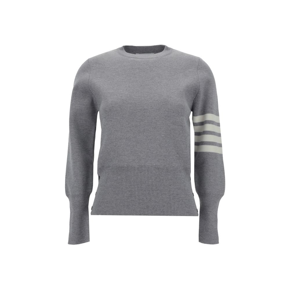 7234889.jpeg Thom Browne Gray Fleece Wool Sweatshirt - Image 1