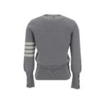 Thom Browne Gray Fleece Wool Sweatshirt - Image 2